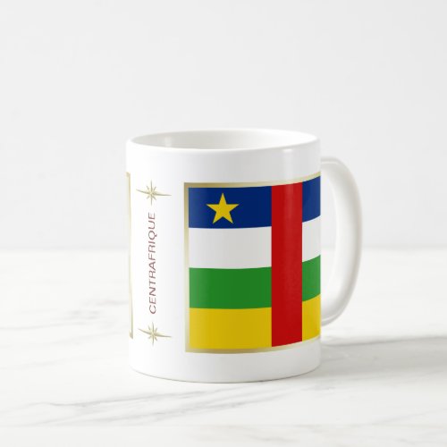 Centrafrique Flag  Map Mug