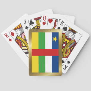 Centrafrique Flag Playing Cards