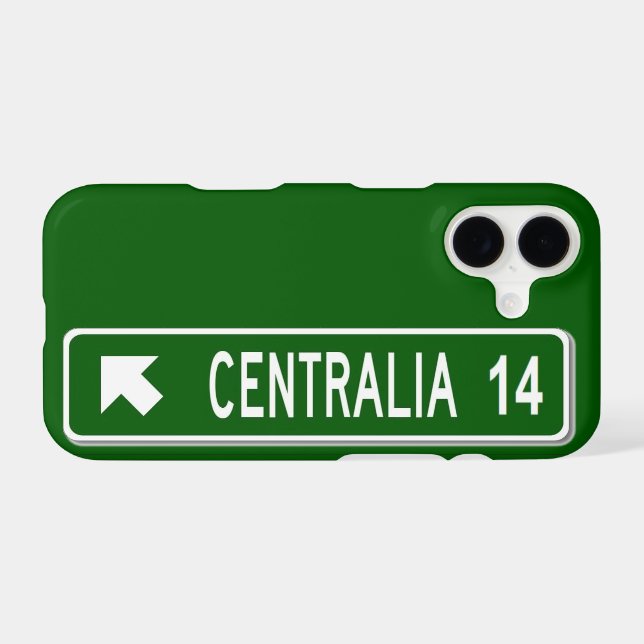 Centrailia PA Case-Mate iPhone Case (Back (Horizontal))