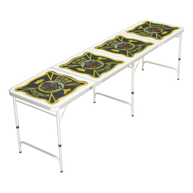 Centrailia PA, FD  Beer Pong Table (Angled)
