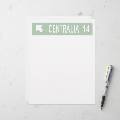 Centrailia PA Letterhead