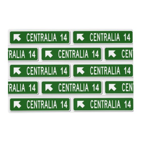 Centrailia PA Placemat