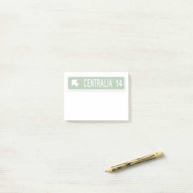 Centrailia PA Post-it Notes (On Desk)