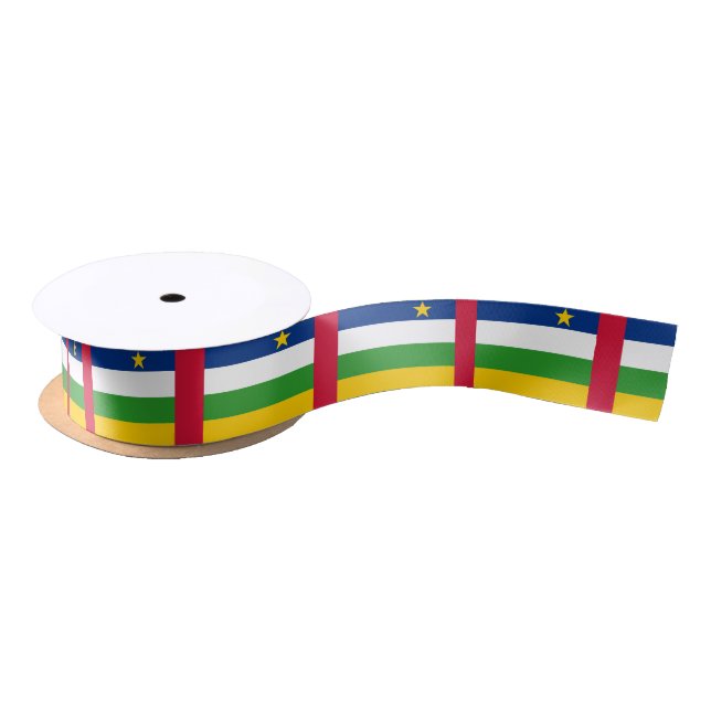 Central African flag ribbon (Spool)