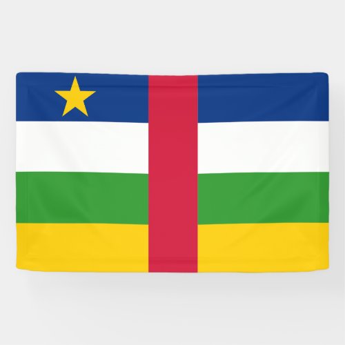 Central African Republic Flag Banner