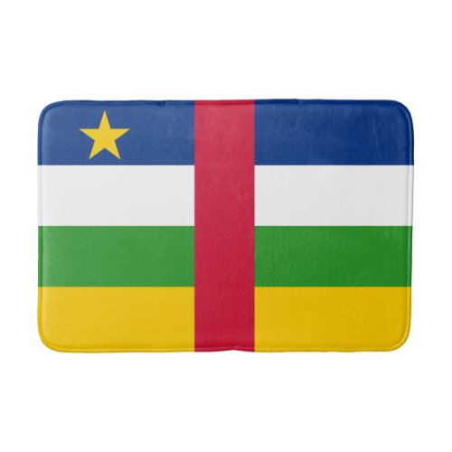 Central African Republic Flag Bath Mat