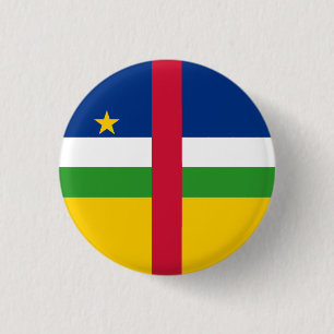 Central African Republic Flag Button