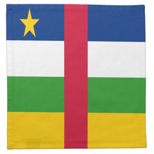Central African Republic Flag Cloth Napkin