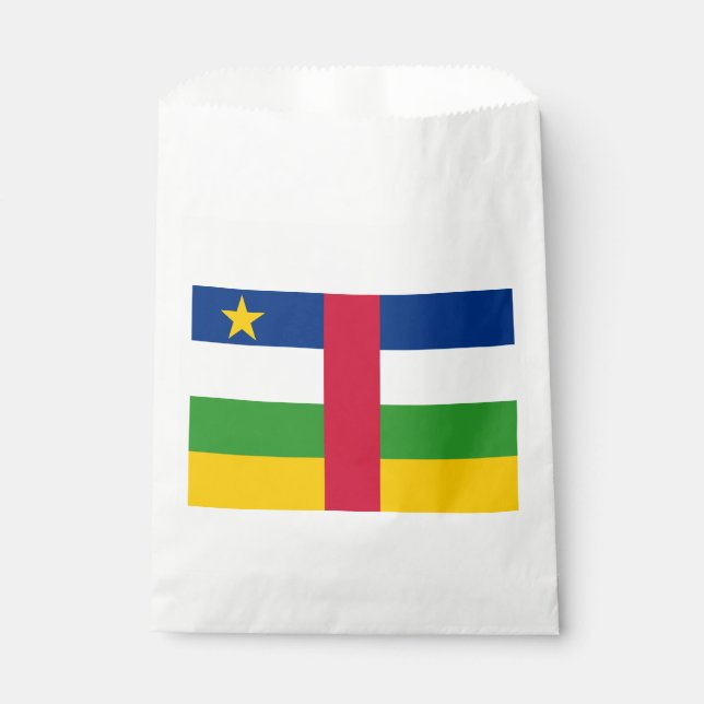 Central African Republic Flag Favor Bag (Front)