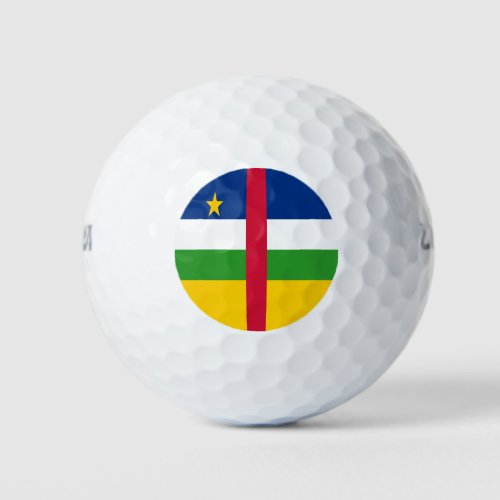Central African Republic Flag Golf Balls