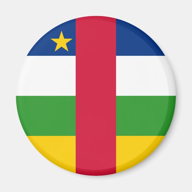 Central African Republic flag Magnet (Front)
