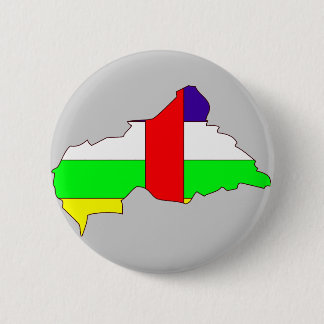 Central African Republic flag map Button