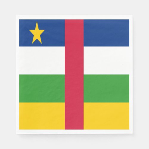 Central African Republic Flag Napkins
