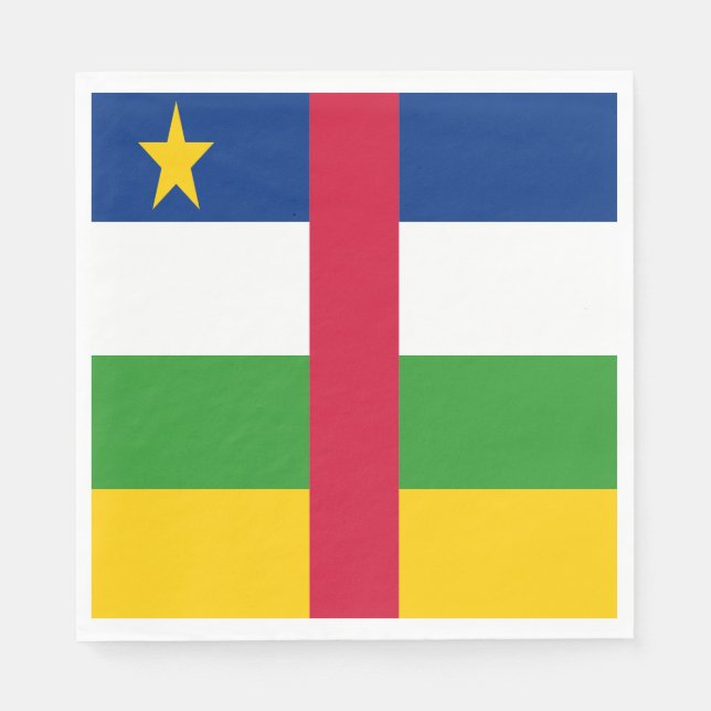 Central African Republic Flag Napkins (Front)