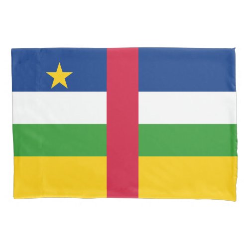 Central African Republic Flag Pillow Case