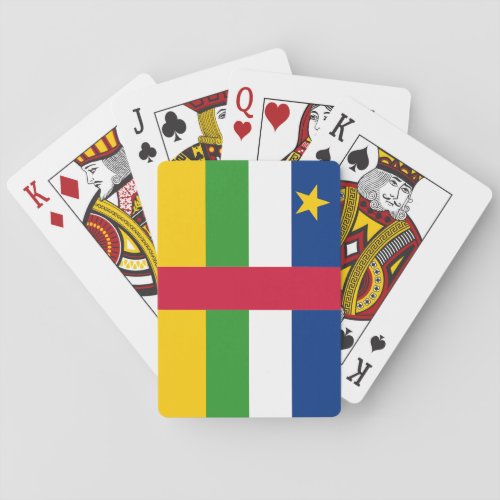 Central African Republic Flag Playing Cards