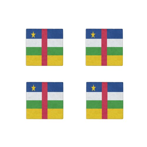 Central African Republic Flag Stone Magnet