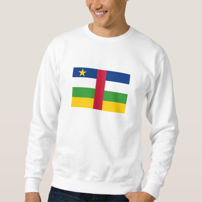 Central African Republic Flag Sweatshirt (Front)