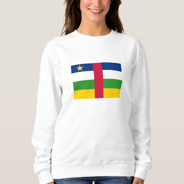 Central African Republic Flag Sweatshirt (Front)