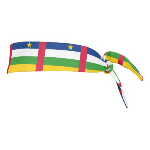 Central African Republic Flag Tie Headband