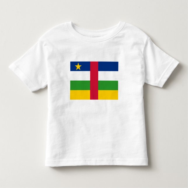Central African Republic Flag Toddler T-shirt (Front)