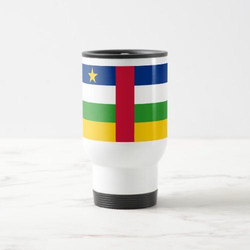 Central African Republic Flag Travel Mug
