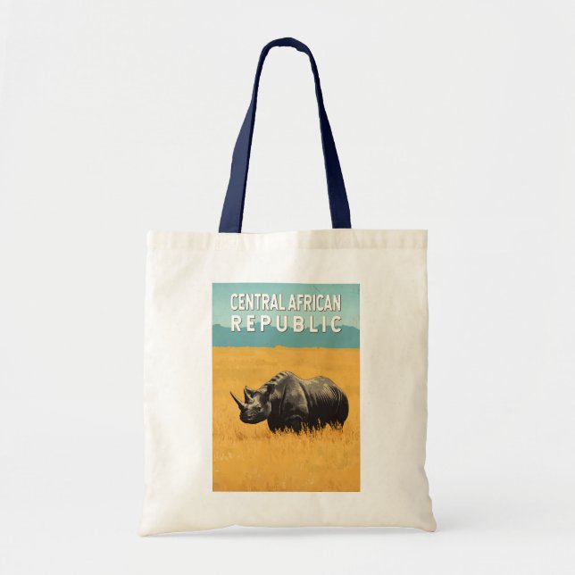 Central African Republic Illustration Travel Art Tote Bag (Front)