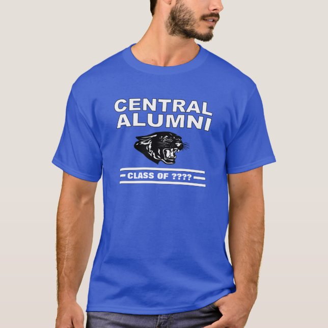 Central Alumni Deep Royal Blue T-Shirt (Front)