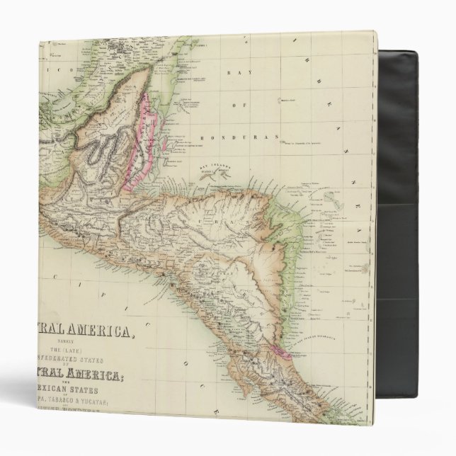 Central America 4 3 Ring Binder (Front/Inside)