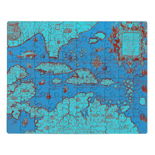 Central America ('America Occidentalis') Jigsaw Puzzle