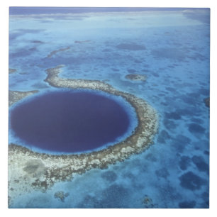 CENTRAL AMERICA, Belize, Large coral reefs off Tile