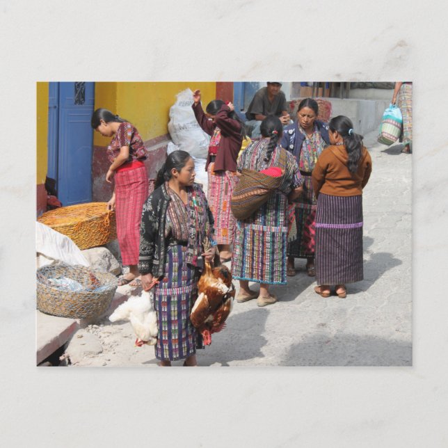 Central America Market - Guatemala Market Postcard (Front)