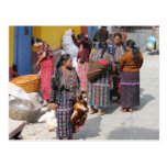 Central America Market - Guatemala Market Postcard Central America Market - Guatemala Market Postcard