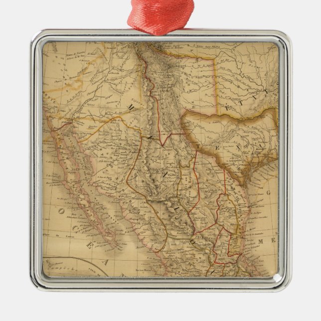 Central America Metal Ornament (Front)
