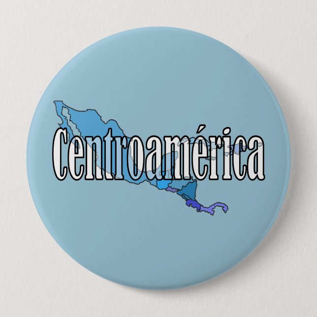 Central America Pinback Button (Front)