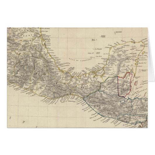 Central America, S Mexico Cards (Front Horizontal)