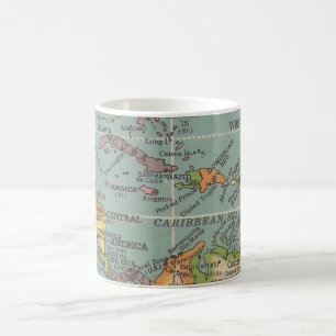 Central America & The Caribbean Map Mug