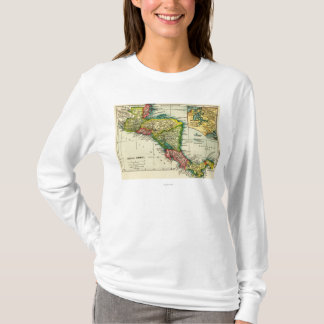 Central AmericaPanoramic MapCentral America T-Shirt