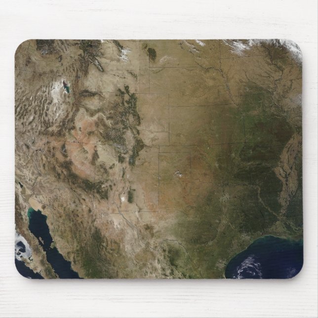 Central and western United States Mouse Pad (Front)