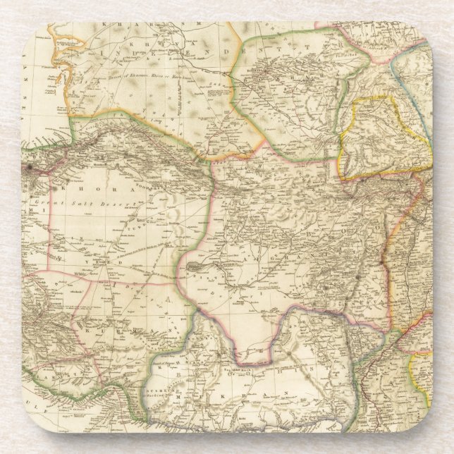 Central Asia 2 Beverage Coaster (Front)