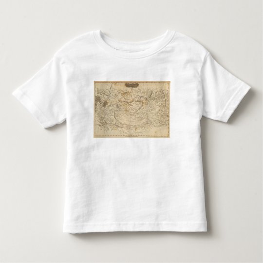 Central Asia Map by Arrowsmith Toddler T-shirt