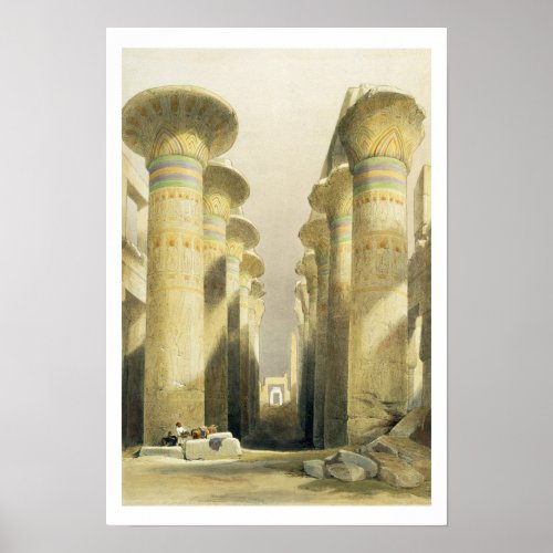 Central Avenue of the Great Hall of Columns Karna Poster