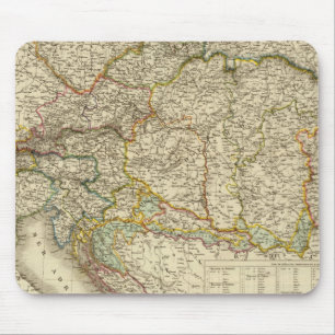 Central Balkan Peninsula Austria Hungary Mouse Pad