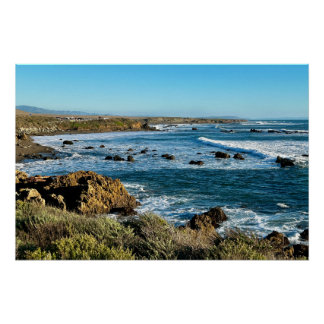 Central CA Coast Splash & Splendor Poster