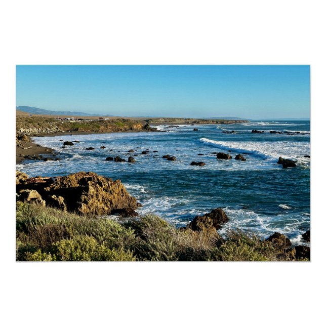 Central CA Coast Splash & Splendor Poster (Front)