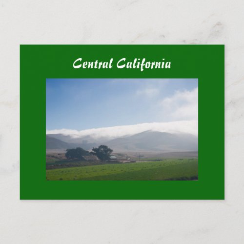 Central California from the Train Postcard
