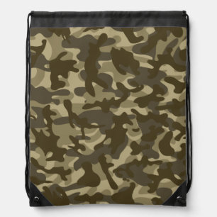Central Camouflage  Drawstring Bag