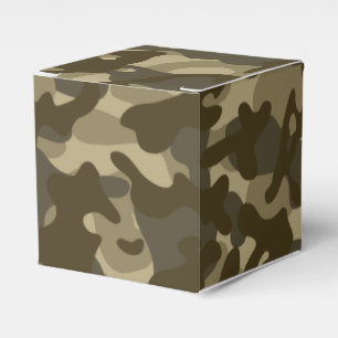 Central Camouflage Favor Boxes