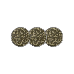Central Camouflage Golf Ball Marker