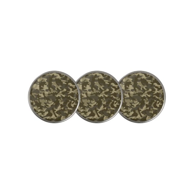 Central Camouflage Golf Ball Marker (3 Up)